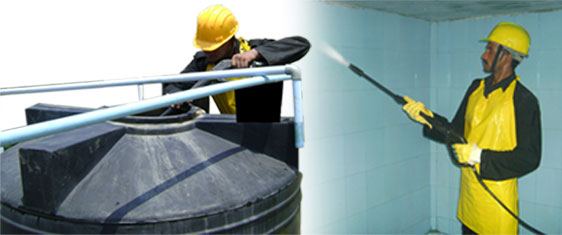watertank cleaning 
